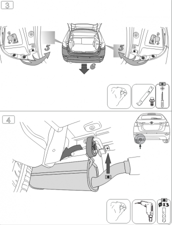 Фаркоп 9010-A Oris на Brilliance V5 2013-2017. Необходима подрезка бампера. Тип шара: A. Нагрузки: 1250/75 кг, масса фаркопа 17,3 кг (без электрики в комплекте) от магазина ФаркопРос